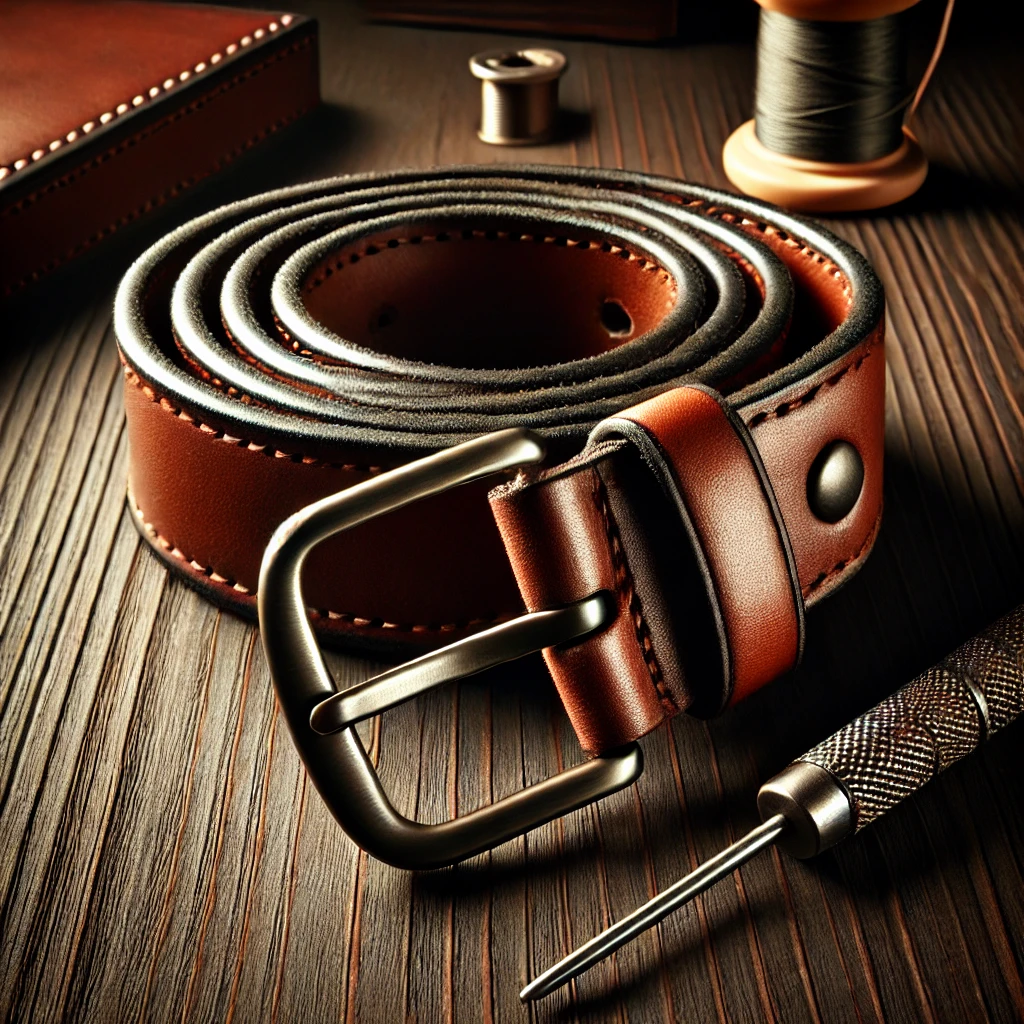 Durable leather belts